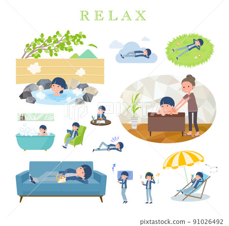 Natural style women's set on relaxation 91026492