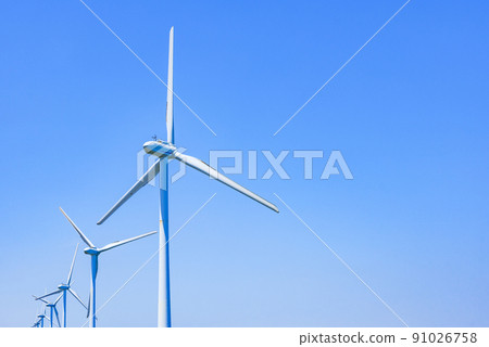 Wind power generation, renewable energy, renewable energy [Image of SDGs] 91026758