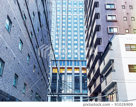 建築物之間的舊鏡頭樣式 建築物之間的舊鏡頭樣式 91026909