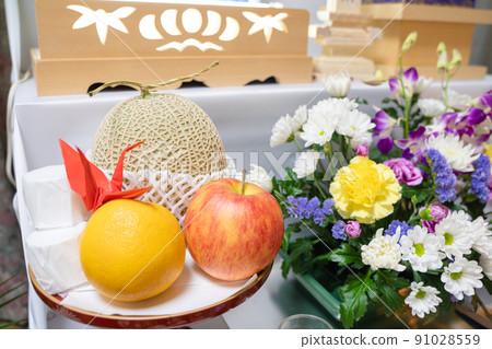 Image material of ceremonial occasion altar 91028559