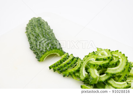 Cut bitter melon Cut bitter melon 91028816