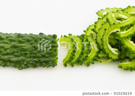 Cut bitter melon Cut bitter melon 91028819