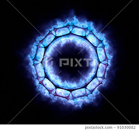 Futuristic Neon Glowing Light Portal Futuristic Neon Glowing Light Portal 91030082