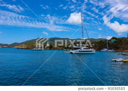 St. Thomas, USVI. Heavensight cruise ship dock in Charlotte Amelie. 91030583