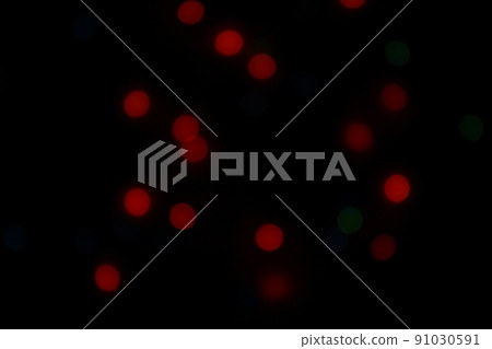 Abstract bokeh background of round Christmaslight and celebrations. 91030591