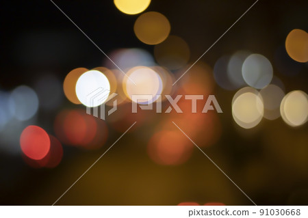 Bokeh car lights Bokeh car lights 91030668