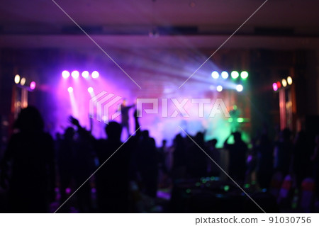 The party has blurred people. 91030756