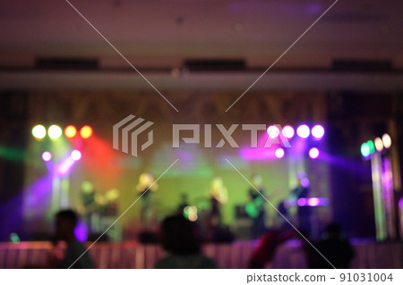 The party has blurred people. 91031004