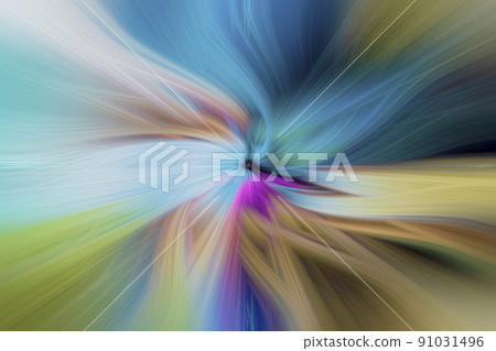 Abstract stripes swirl pink yellow sky abstract 91031496