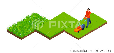 Isometric Lawnmower Concept Isometric Lawnmower Concept 91032233