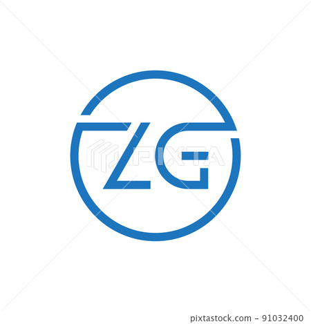 ZG Logo Design Vector Template. Initial Circle Letter ZG Vector Illustration ZG Logo Design Vector Template. Initial Circle Letter ZG Vector Illustration 91032400