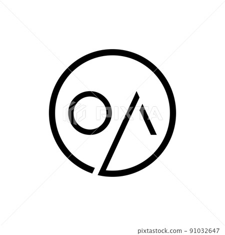 Initial Circle Letter OA Logo Design Vector Template. Abstract Minimal OA Letter Logo Design Initial Circle Letter OA Logo Design Vector Template. Abstract Minimal OA Letter Logo Design 91032647