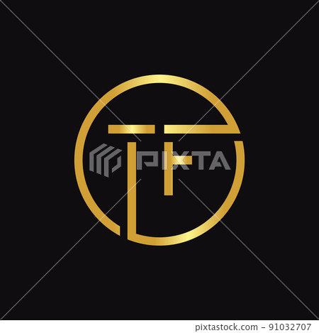 TF Letter Logo Design Creative T F Letters icon vector - stock vector  3103031 | Crushpixel