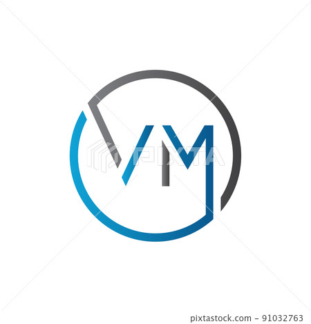 Initial Letter Mv Logo Or Vm Logo Vector Design Template Royalty Free SVG,  Cliparts, Vectors, and Stock Illustration. Image 154831060.