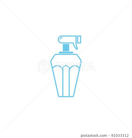 Perfume icon logo design illustration template Perfume icon logo design illustration template 91033312