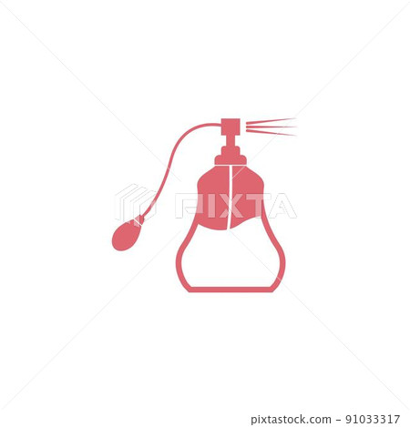 Perfume icon logo design illustration template Perfume icon logo design illustration template 91033317