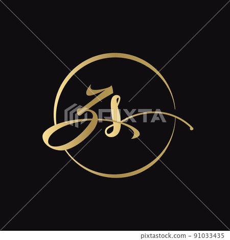ZS letter Logo Design vector Template. Abstract Script Letter ZS Vector Illustration 91033435
