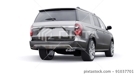 Premium Family SUV isolated on white background. 3d rendering Premium Family SUV isolated on white background. 3d rendering 91037701