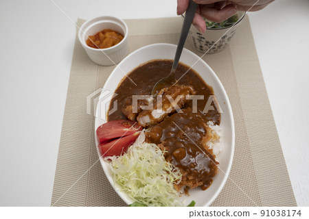 Everyone's favorite cutlet curry spoon up 91038174