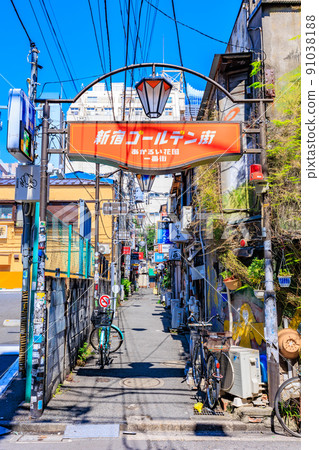東京都新宿區歌舞伎町街景 新宿黃金街 91038188