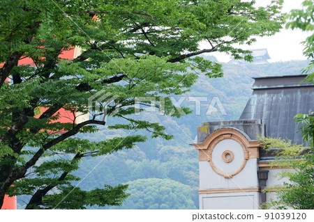 京都平安神宮的大牌坊景觀 91039120