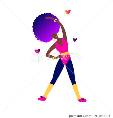 retro dance clipart