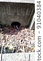 Badger coming out of the drain 91040384