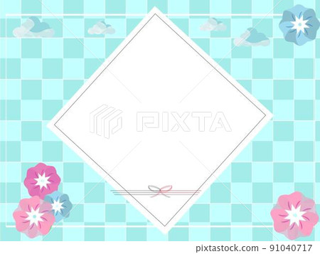 仲夏禮物橫幅夏季文章複製粘貼背景清爽插圖 91040717