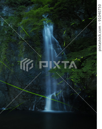 Minoh Falls and Genji Firefly Minoh Falls and Genji Firefly 91040750