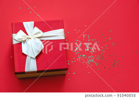 Red gift box Red gift box 91040858