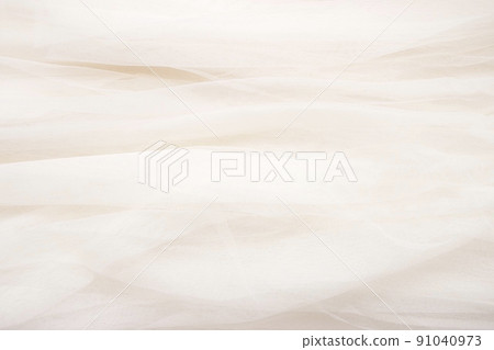 白色薄紗背景材料 91040973