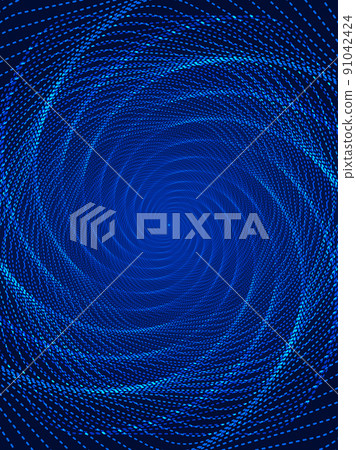 Spiral glowing lines tunnel space abstract background 91042424
