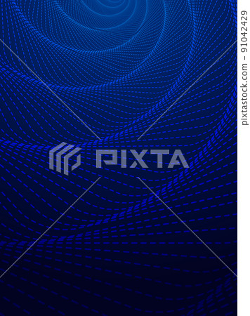 螺旋狀發光線條隧道空間抽象背景 91042429