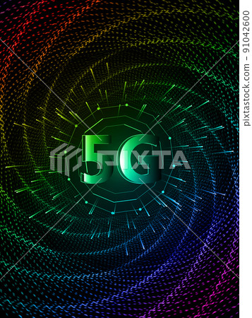 5G高速發展概念創意圖。 91042600