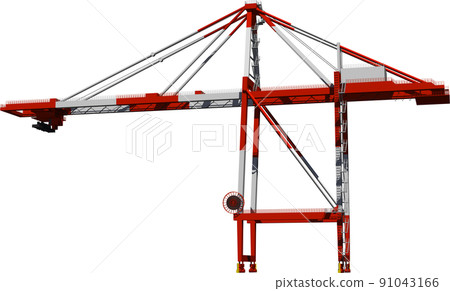 綜合進出口基地集裝箱堆場龍門吊圖解 綜合進出口基地集裝箱堆場龍門吊圖解 91043166