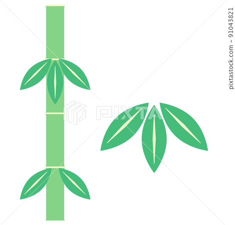New Year motif, bamboo New Year motif, bamboo 91043821