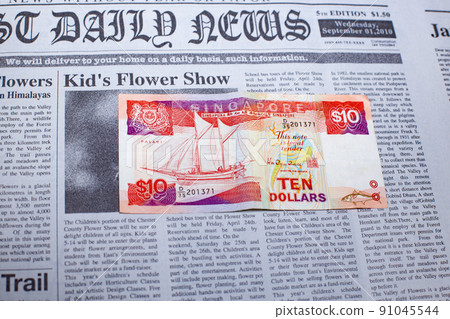 Singapore dollars placed in English newspapers Singapore dollars placed in English newspapers 91045544
