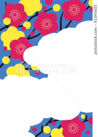 新年賀卡設計插圖垂直構圖 新年賀卡設計插圖垂直構圖 91045685