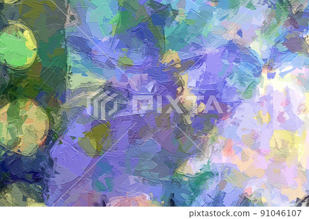 Beautiful oil painting texture illustration Beautiful oil painting texture illustration 91046107
