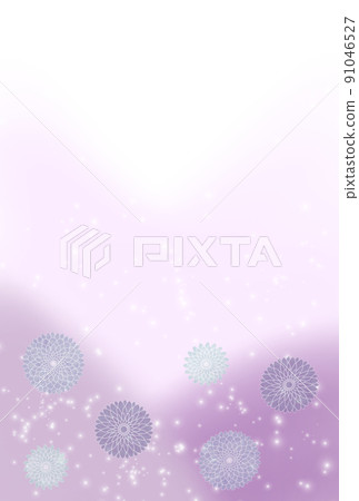 佛事日式花卉明信片 91046527