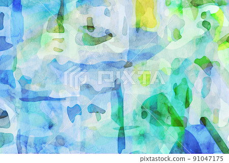 Beautiful abstract watercolor geometric texture Beautiful abstract watercolor geometric texture 91047175