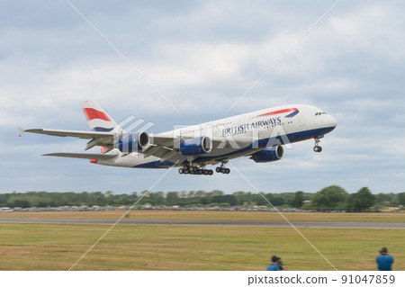 British Airways A380-800 Takeoff British Airways A380-800 Takeoff 91047859