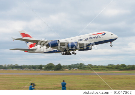British Airways A380-800 Takeoff British Airways A380-800 Takeoff 91047862