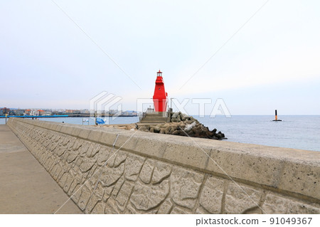 Iho Tewoo Beach, Beach, Lighthouse, Munsu Water, Yongcheon Water, White Sand Beach, Summer Resort, 91049367