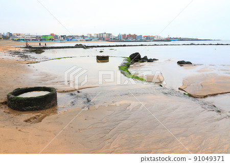 梨湖天宇海灘、海灘、燈塔、文水水、龍川水、白沙灘、避暑勝地、 91049371