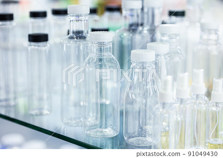 mix size and type variety clear plastic PVC bottle cap closed for liquids container industry. 91049430