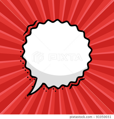 Hand drawn speech bubbles isolated Hand drawn speech bubbles isolated 91050031