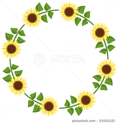 Sunflower circular frame Sunflower circular frame 91050285