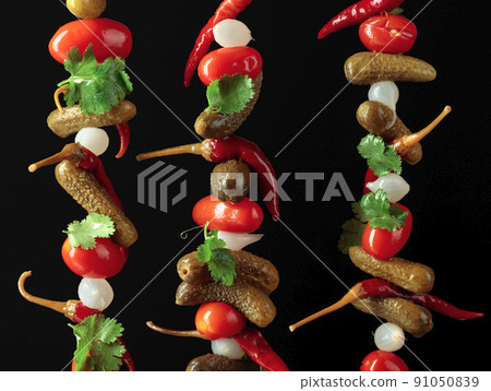 Preserved vegetables. 91050839