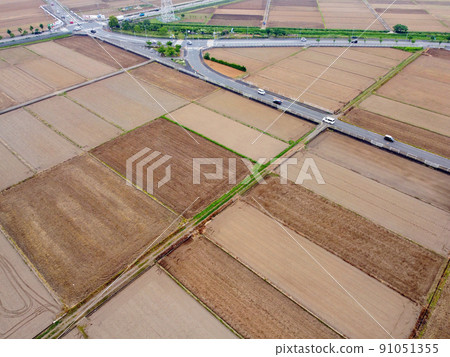 Helicopter shot! !! Rural scenery of Ebina Helicopter shot! !! Rural scenery of Ebina 91051355